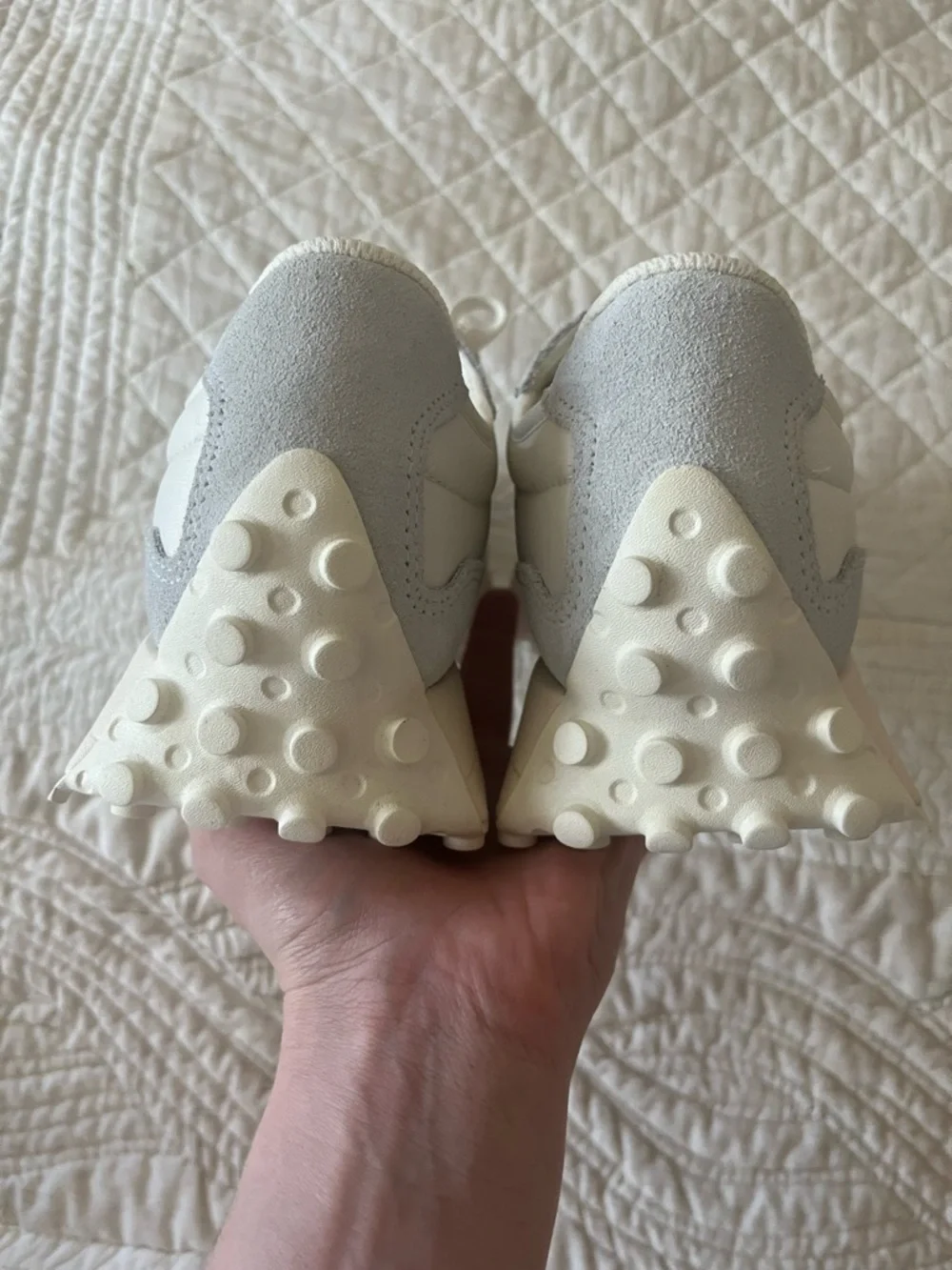 ASOS EXCLUSIVE New Balance 327 Grey/Blue Tiger Stripes - Picture 4 of 5